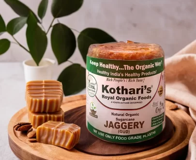 Kothari's Royal Organic Round Jaggery 900GM