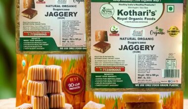 Kothari's Royal Organic Square Jaggery( combo pack of 2)