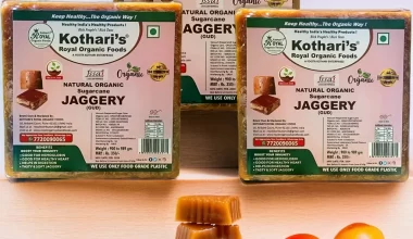 Kothari's Royal Organic Jaggery Square.combo pack of 3