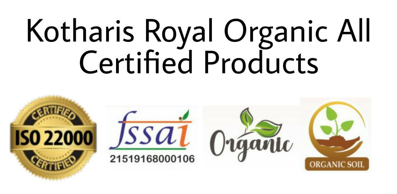 Kothari’s Royal Organic foods LICENCES