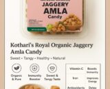 Kothari's Royal Organic Jaggery Awla Candy 200gm