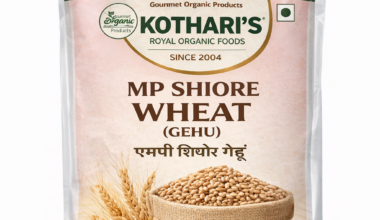 Kothari’s Royal Organic Gehu 3990 GM | (गहू) Premium Whole Wheat Grains | 100% Natural, Unpolished & Chemical-Free | High Fiber Wheat