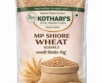 Kothari’s Royal Organic Gehu 3990 GM | (गहू) Premium Whole Wheat Grains | 100% Natural, Unpolished & Chemical-Free | High Fiber Wheat